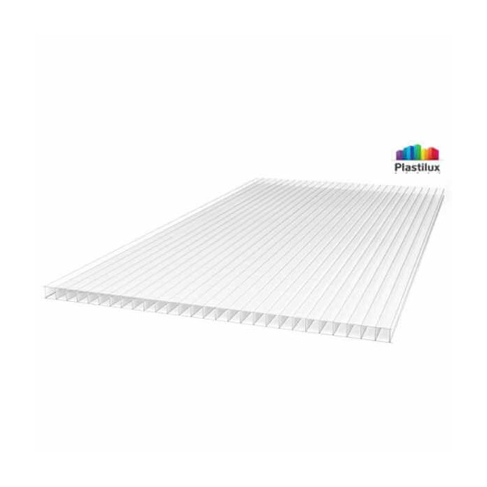 Сотовый поликарбонат 16 мм ULTRAMARIN прозрачный 2100х6000 мм